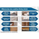 Ver imagem 2 de Módulo Cozinha Mgm Divina 5 Peças C5p180 Cinamomo/titanium-mgm