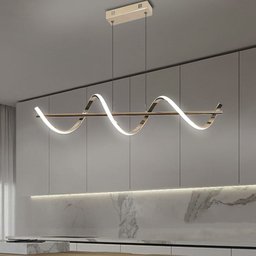 Pendente Espiral Dourado Led 4000k 30W - 1