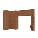 Ver imagem 2 de Guarda-Roupa Planejado 6 Peças 9 Portas Arani CabeCasa MadeiraOriginals Marrom/Cinamomo