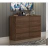 Cômoda Casal Bello c/ 8 Gavetas:CACAU - 2