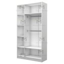 Ver imagem 4 de MODULO CLOSET CABIDEIRO + NICHO M54.2021.B 100% MDF MUNDI MOVEIS