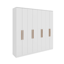 Ver imagem 3 de Guarda Roupa Casal com 8 Portas e 4 Gavetas Austin Carraro Branco