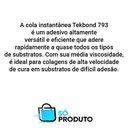Ver imagem 4 de Kit 2 Colas Instantânea Antientupimento 793 100g Tekbond