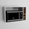 Armário de Cozinha Aéreo para Microondas com 3 Nichos - Luxo - 2