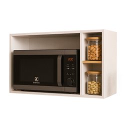 Armário de Cozinha Aéreo para Microondas com 3 Nichos - Luxo - 3