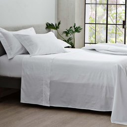 Lençol Avulso com Elástico Queen 300 Fios Satinée 45cm - Kacyumara Branco - 1