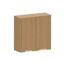 Ver imagem 1 de Armário Aéreo para Cozinha 80cm 2 Portas Lúmina Luciane Móveis