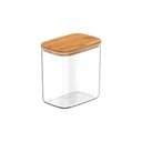 Ver imagem 4 de Conjunto de Potes Herméticos Retangular Keep 6 Peças Transparente com Tampa de Bambu ou