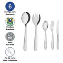 Ver imagem 2 de Jogo de Talheres Faqueiro 38 Peças Aço Inox Laguna Tramontina