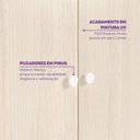 Ver mais imagens de Quarto Montessori Cama Telhado Giulia e Guarda-Roupa Curió Casatema MadeiraOriginals Natural/Verde