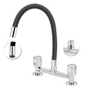 Ver imagem 3 de Torneira Misturador Gourmet Preto Flexível Cozinha Pia Mesa