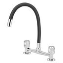 Ver imagem 2 de Torneira Misturador Gourmet Preto Flexível Cozinha Pia Mesa