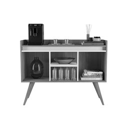 Buffet GOLD 3 Portas - Preto / Mel - 3