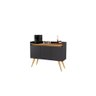 Buffet GOLD 3 Portas - Preto / Mel - 2