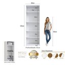 Ver imagem 5 de Módulo Guarda-Roupa 80cm com 2 Portas e Prateleiras Integrato
