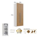 Ver imagem 6 de Módulo Guarda-Roupa 80cm com 2 Portas e Prateleiras Integrato