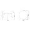 Mesa de Centro Berlim H01 Off White Clique Chique - 2
