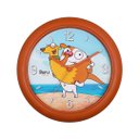 Ver imagem 1 de Relógio de Parede Infantil - Analógico - Boris e Rufus - Tijolo - Herweg