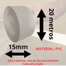 Fita de Borda Pvc Marfim Claro Tx Fosco 15mm X 20m Moveis Madeirado Acabamento - 3