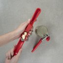 Ver imagem 7 de Kit abridor de lata espremedor de alho 2 pç vermelho – Oikos