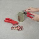 Ver imagem 6 de Kit abridor de lata espremedor de alho 2 pç vermelho – Oikos