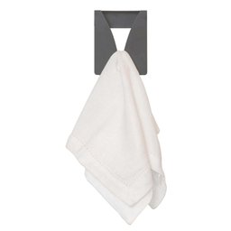 Kit 2 Pendurador de Toalha Cinza Porta Pano de Prato Suporte para Cozinha ou Banheiro Organize - 2