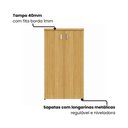 Ver imagem 5 de Armário Alto 2 Portas com Chave 161cm x 80cm Fechado com Prateleiras Cor:Carvalho Xingu