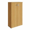 Ver imagem 2 de Armário Alto 2 Portas com Chave 161cm x 80cm Fechado com Prateleiras Cor:Carvalho Xingu
