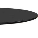 Ver imagem 2 de Mesa de Jantar Tulipa Saarinen Redonda 120 Cm Tampo Laca Preta + Vidro Base Preta Personal Moveis de