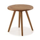 Ver imagem 1 de Mesa Lateral Trama Redonda Stain Jatoba 60cm - 60362