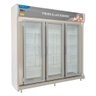 Expositor Frios e Laticínios 3 Portas Polofrio Expositor Europeu Azul 220v - 1