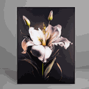 Ver imagem 1 de Quadro Decorativo Flower The Flower Relevo