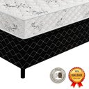 Ver imagem 3 de Cama Conjugada Viúva Ultra Confort Molas Ensacadas V-store 128x188x50