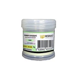 Pigmento Epóxi em P/resina Pó Luminoso Verde 50g Vip Resinas - 1