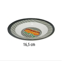 Ver imagem 1 de Prato de Melamina Fundo Hot Dog 16,5cm 2 Peças Sortidas