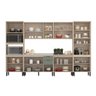 Cozinha Completa Modular Firenze Sem Tampo 6 Peças Avena Touch Menta FMT006 Demóbile - 4