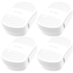 4 Porta Sabonetes Branco Portáteis Saboneteira Viagens Bolsa Mochila Academia Crippa - 1