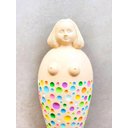 Ver imagem 2 de Escultura Sereia em Cerâmica Reginaldo Xavier Feito a Mão