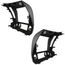 Ver imagem 3 de Moldura Painel Central Multimidia 9 Polegadas Honda New Civic 2008 À 2011 Grafite Som