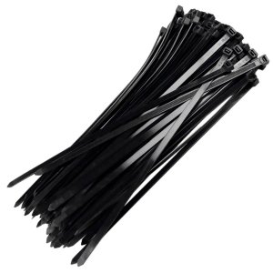 Abraçadeiras Nylon de Plástico Tools 380x4,8mm 50 Unidades Preta