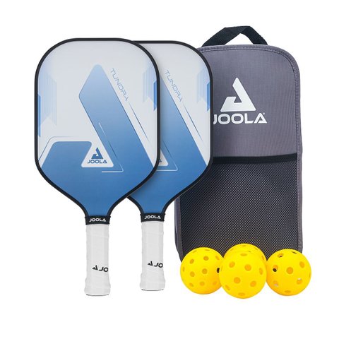 Kit de Pickleball Joola Tundra (2 Raquetes, 4 Bolas e 1 Bolsa)