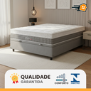 Ver imagem 4 de Cama Box Baú Casal Colchão Casal Silver Molas Ensacadas 138x188x28cm