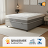 Cama Box Baú Casal Colchão Casal Silver Molas Ensacadas 138x188x28cm - 4