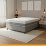 Cama Box Baú Casal Colchão Casal Silver Molas Ensacadas 138x188x28cm - 1