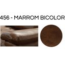 Ver imagem 2 de Sofá Chaise Direito 3 Lugares Maitê 272cm Couro Marrom - Sallar Home