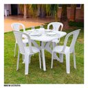 Ver imagem 6 de Cadeira Plástica Reforçada Bistrô Branca