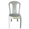 Cadeira Plástica Reforçada Bistrô Branca - 4