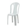 Cadeira Plástica Reforçada Bistrô Branca - 1