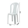 Cadeira Plástica Reforçada Bistrô Branca - 2