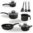 Ver imagem 1 de Kit de Cozinha 8 Peças Antiaderente – Panelas e Utensílios Essenciais para o Dia a Dia